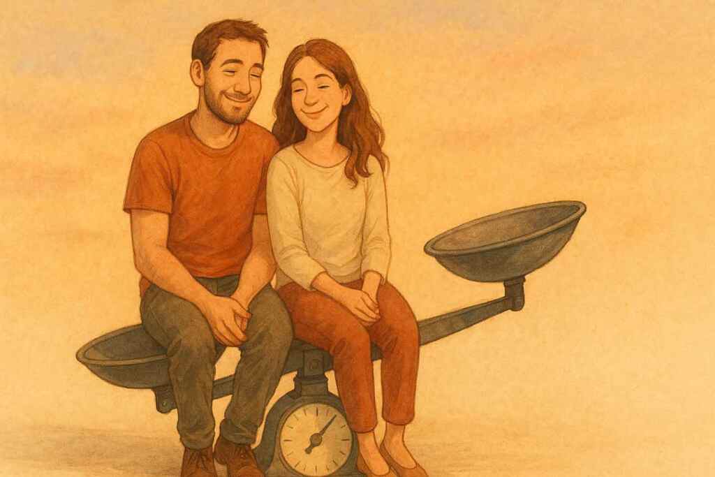 “Non è giusto!” Perché in amore l’equità perfetta non esiste (e va bene così) 2 equità in amore