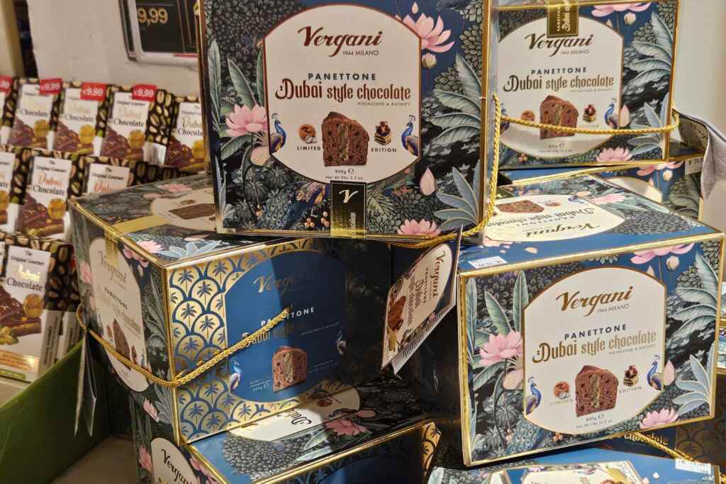 panettone cioccolato dubai vergani