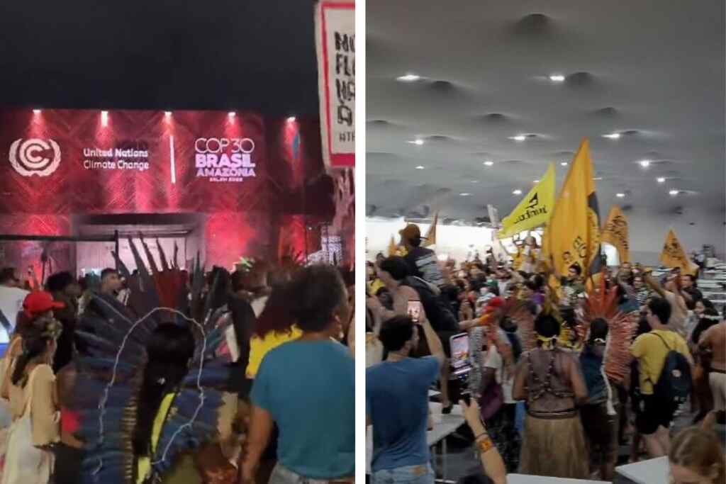 “Non possiamo mangiare denaro, la nostra terra non è in vendita”: la protesta degli indigeni alla COP30 2 proteste indigeni COP30