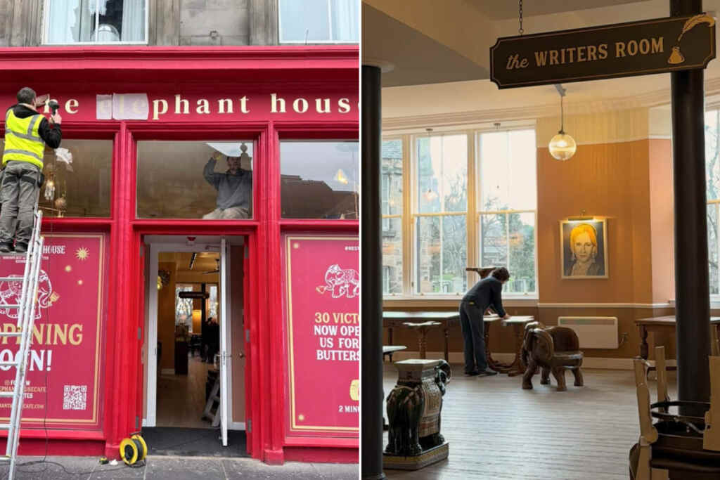 Riapre il caffè dove J.K. Rowling scrisse i libri di Harry Potter: 4 anni fa un incendio lo aveva danneggiato 2 Caffè Harry Potter