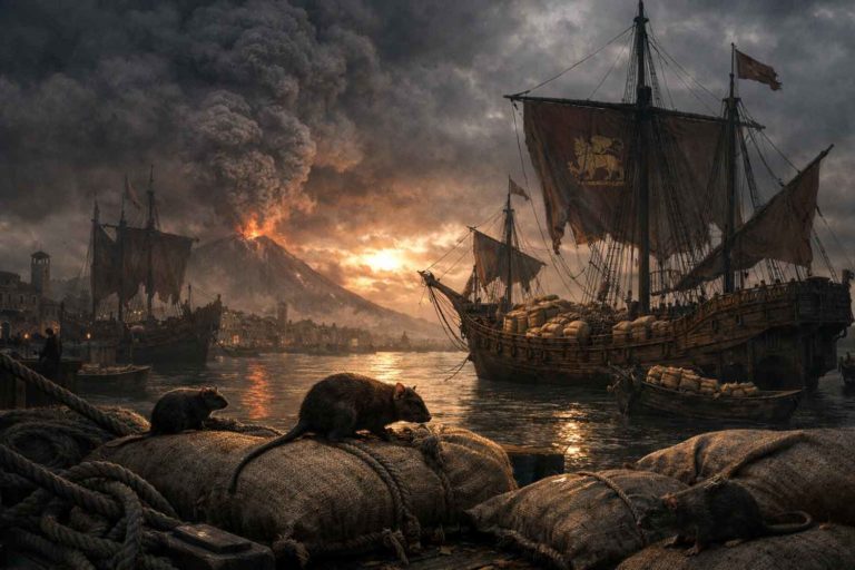 Le eruzioni vulcaniche medievali potrebbero aver scatenato la peste più mortale della storia umana, uccidendo decine di milioni di persone 3 Eruzioni vulcaniche medievali e peste nera.jpg