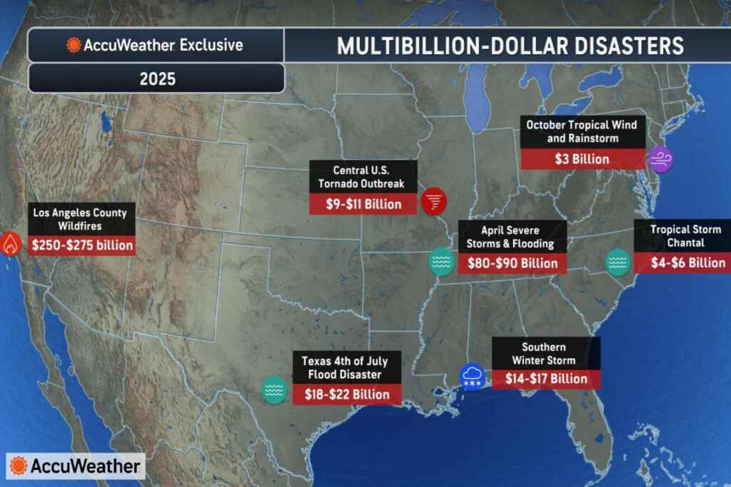 Il 2025 è stato un anno segnato da eventi meteorologici estremi: ecco i 10 più devastanti 2 Eventi meteo estremi