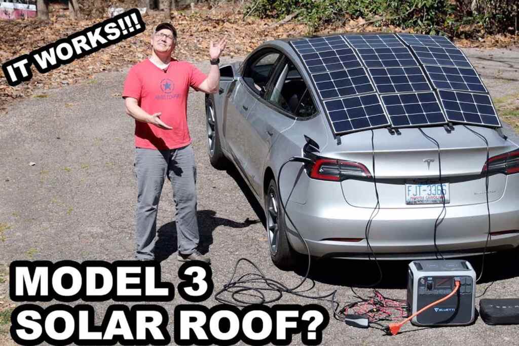 Tesla Model 3 tetto solare