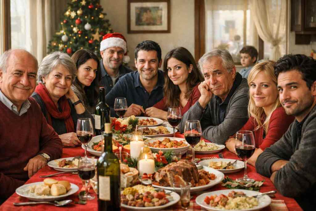 pranzo di Natale sitcom
