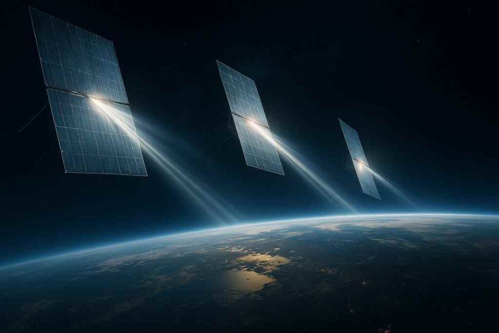 specchi nello spazio