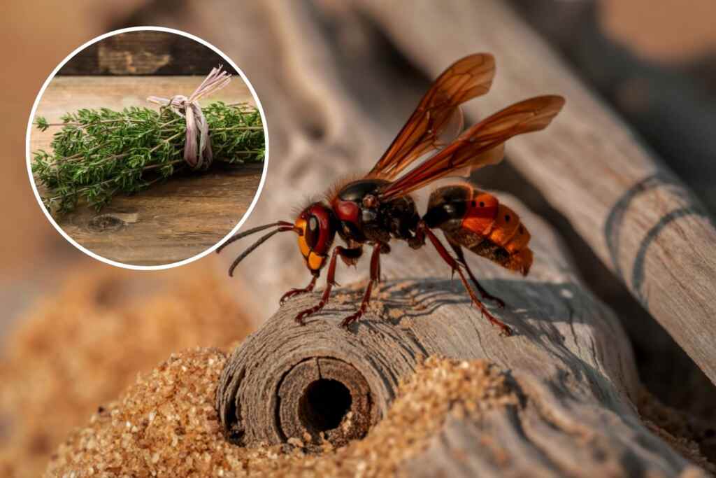 calabrone asiatico odori