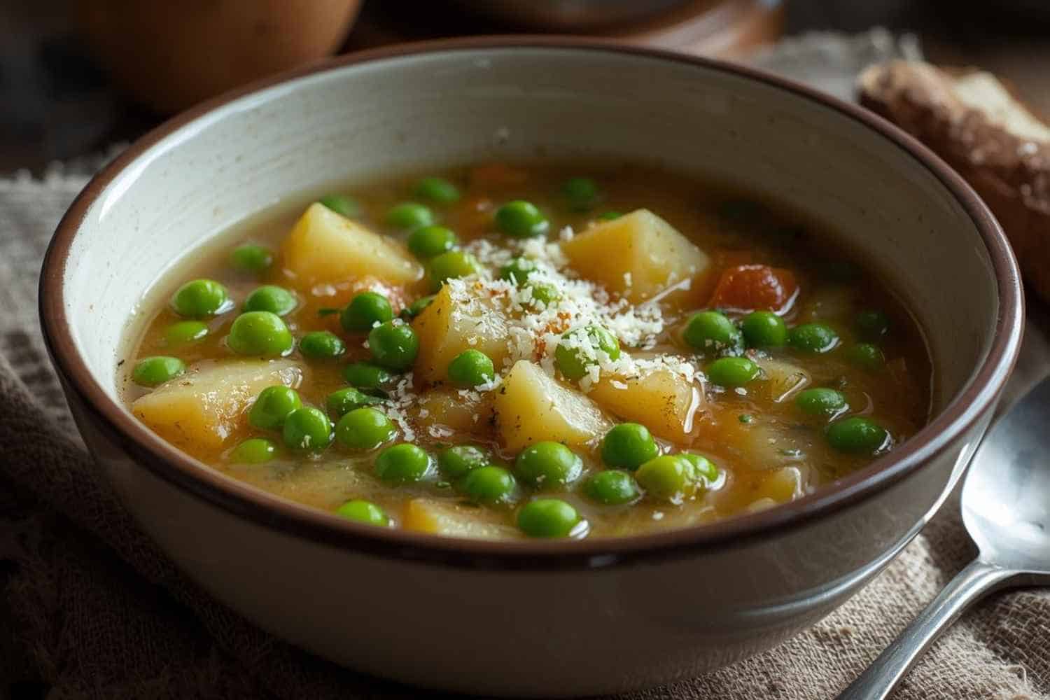 Dimentica le zuppe pronte: 3 minestre che trasformano una serata fredda in un momento speciale 3 minestra piselli e patate