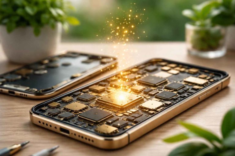 Oro estratto da vecchi smartphone: scienziati hanno trovato il modo di recuperarne il 98% in 20 minuti 2 oro negli smartphone.jpg