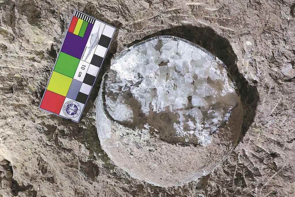 uova cristallizzate di dinosauro