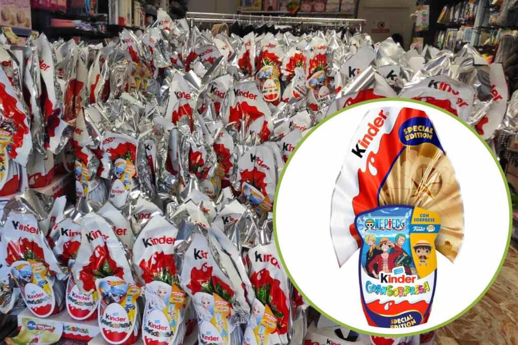 uovo di pasqua kinder one piece