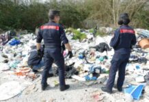 Frosinone – Maxi discarica abusiva di ‘veleni’ scoperta e sequestrata in zona Asi: abbandonati anche rifiuti tossici frosinone discarica abusiva carabinieri forestali