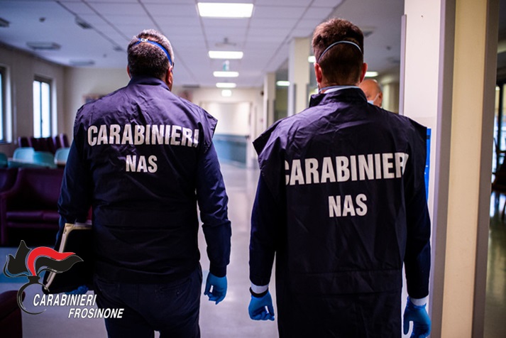 Cassino Nas Latina Carabinieri Nas studio medico