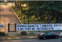 Latina – Uno striscione misogino nel giorno della Festa delle Donne: condanna unanime ma il caso diventa nazionale latina striscione misogino