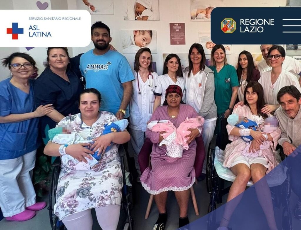 latina parti gemellari ospedale goretti