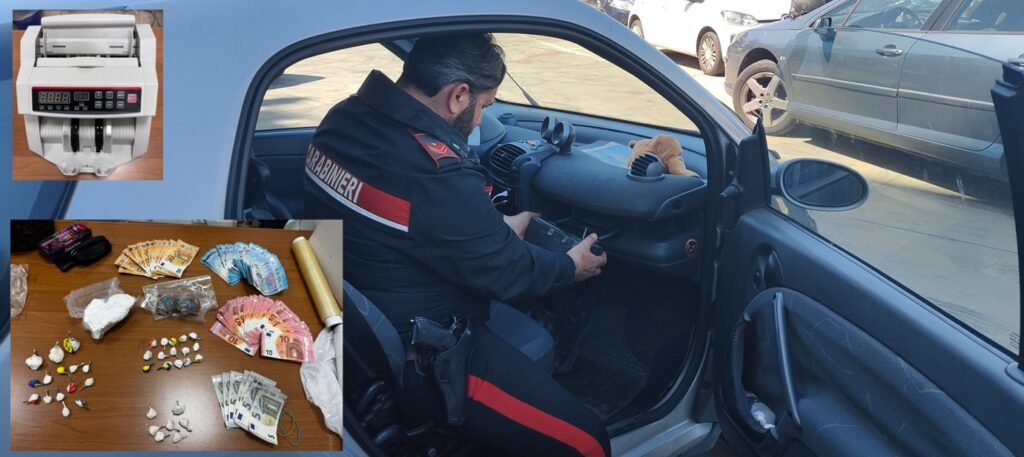 frosinone droga carabinieri airbag