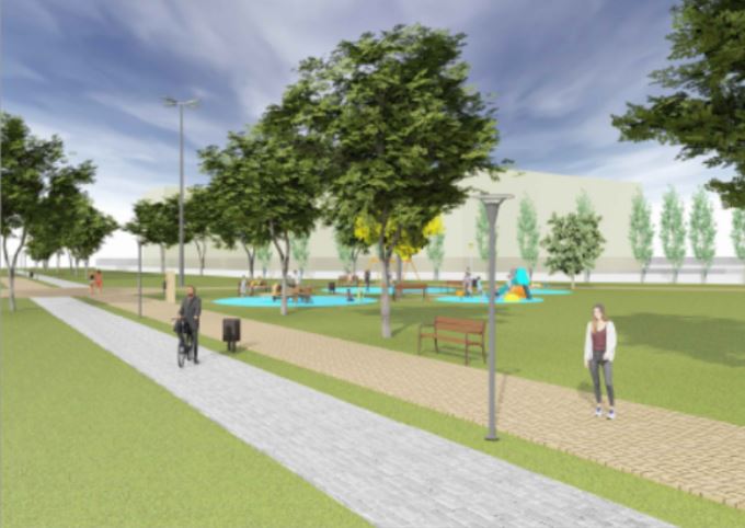 latina parco santa rita rendering