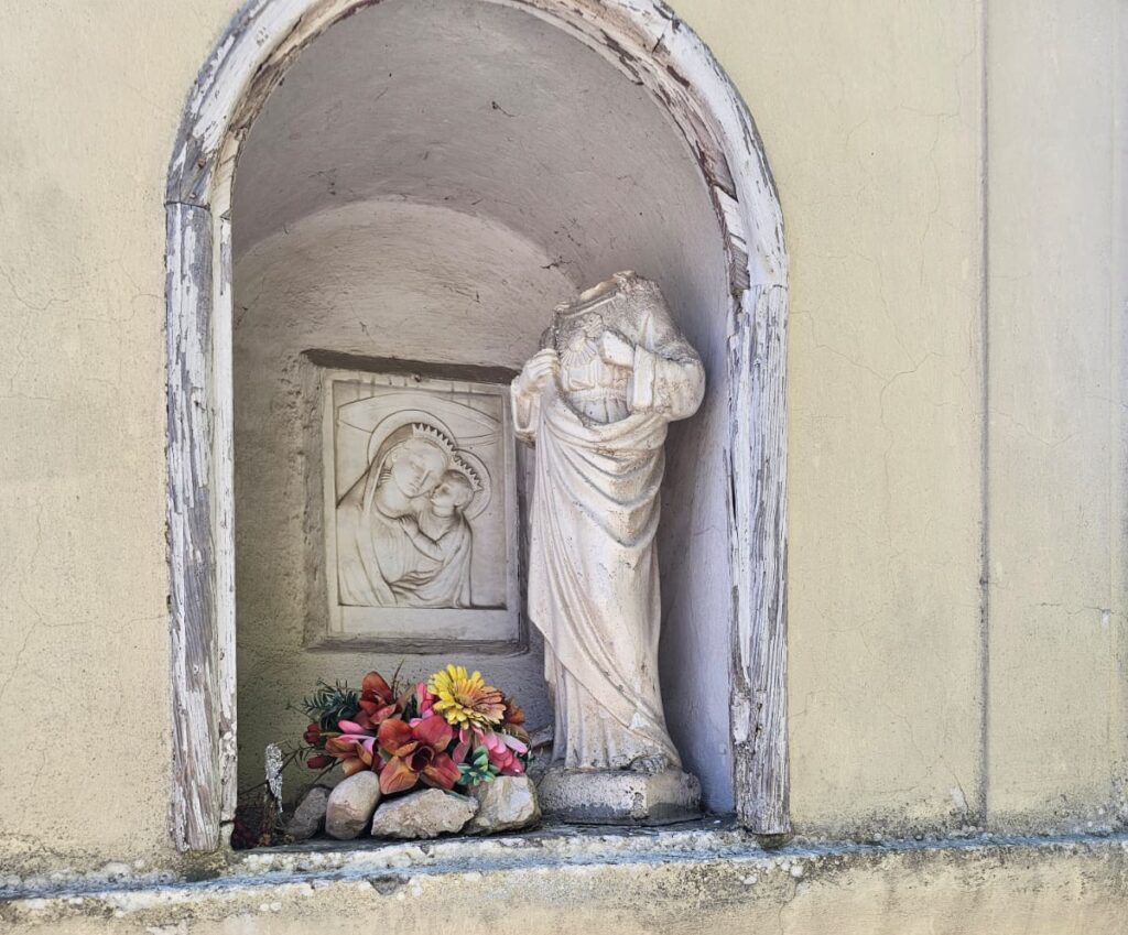 ceccano madonna statua decapitata