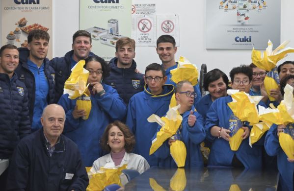 frosinone calcio solidarietà Pasqua