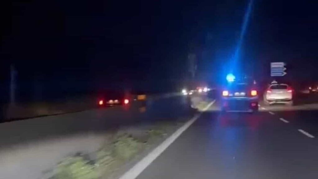 incidente pontina auto contromano