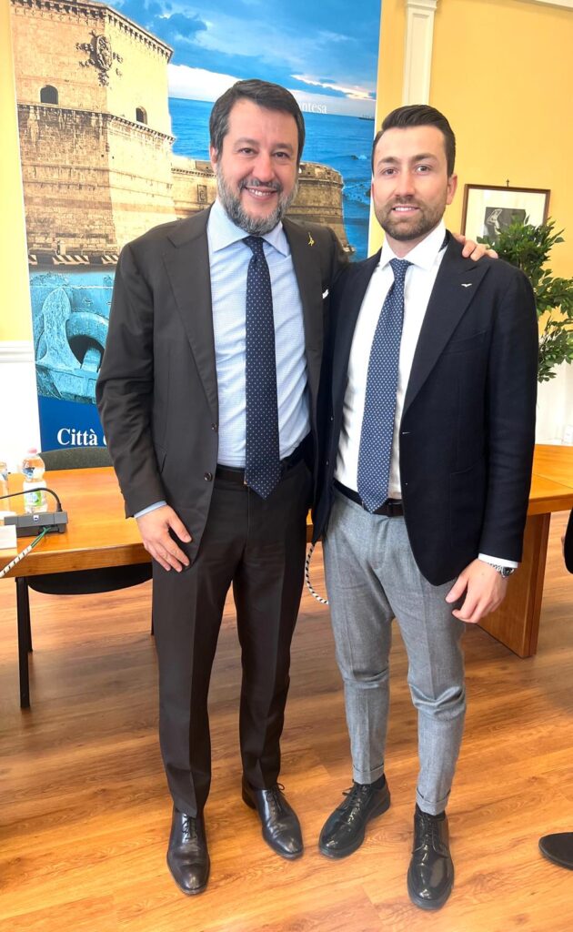 Una via per Domenico Cempella: la proposta della Lega a Montefiascone 1 matteo salvini e fabio notazio