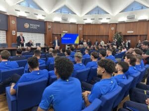 La Regione Lazio celebra il Frosinone in Serie A: Rocca premia il club tra istituzioni e sogni realizzati 4 IMG 6685