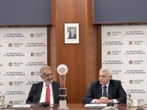 La Regione Lazio celebra il Frosinone in Serie A: Rocca premia il club tra istituzioni e sogni realizzati 3 IMG 6691