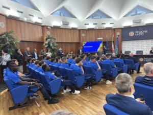 La Regione Lazio celebra il Frosinone in Serie A: Rocca premia il club tra istituzioni e sogni realizzati 6 IMG 6694