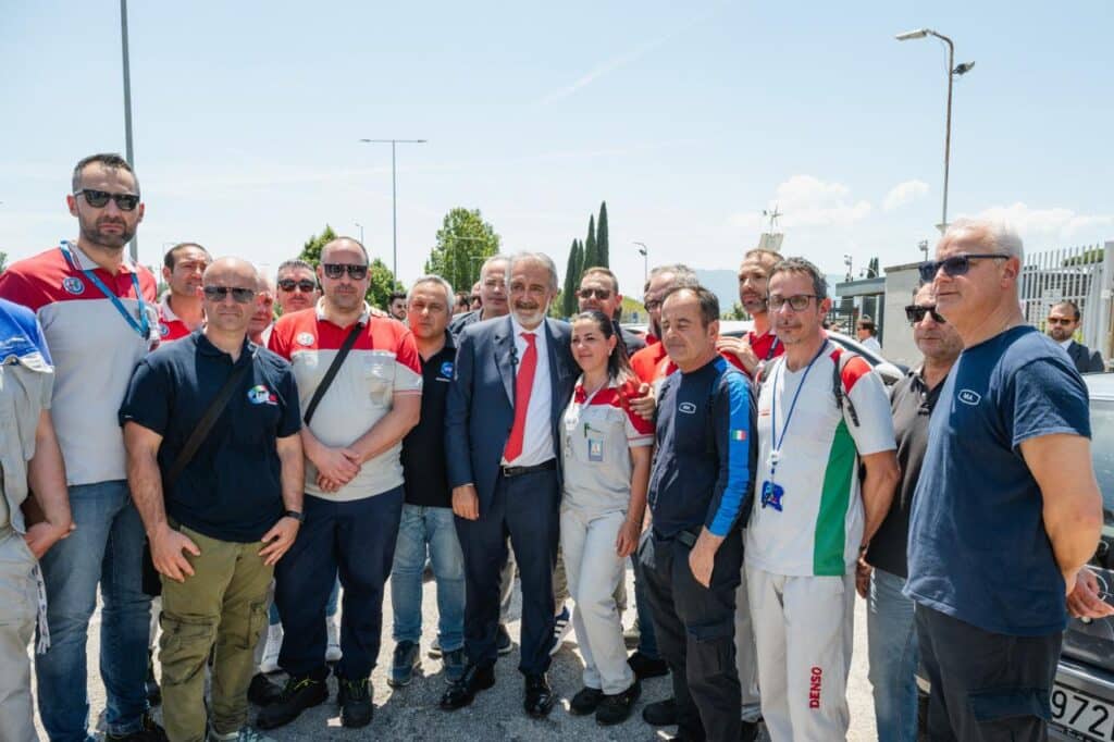 Presidente Rocca visita Stellantis cassino