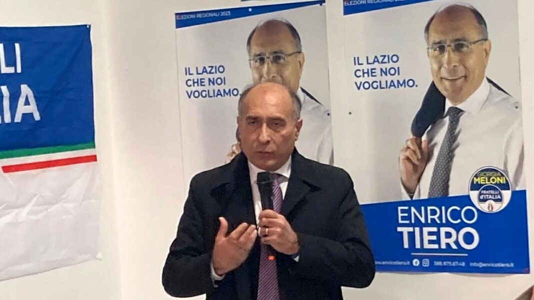 enrico tiero consiglio regionale lazio