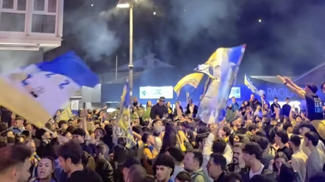 frosinone calcio serie A festa