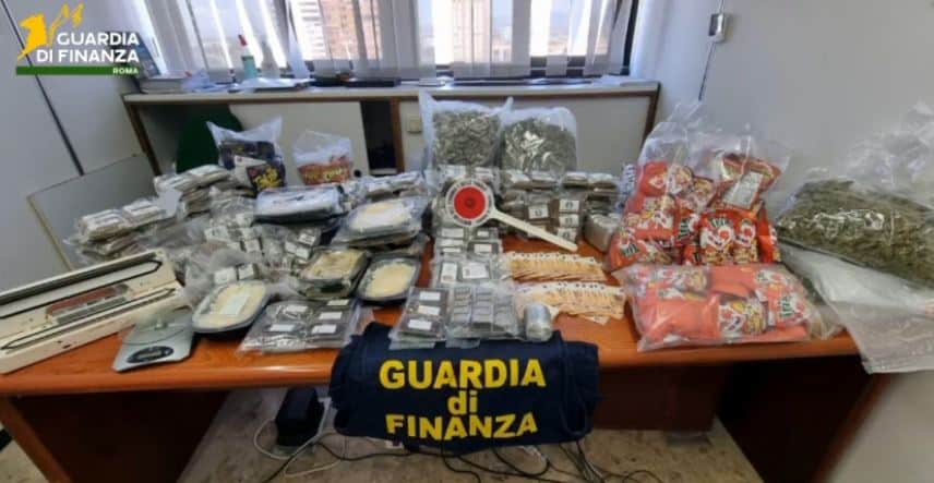 roma gico droga guardia di finanza