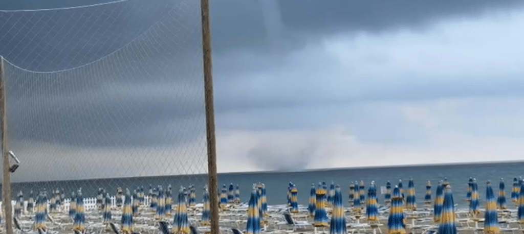 terracina maltempo tromba d'aria