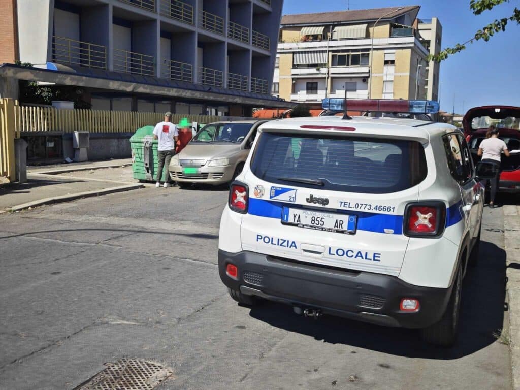 latina polizia locale rifiuti
