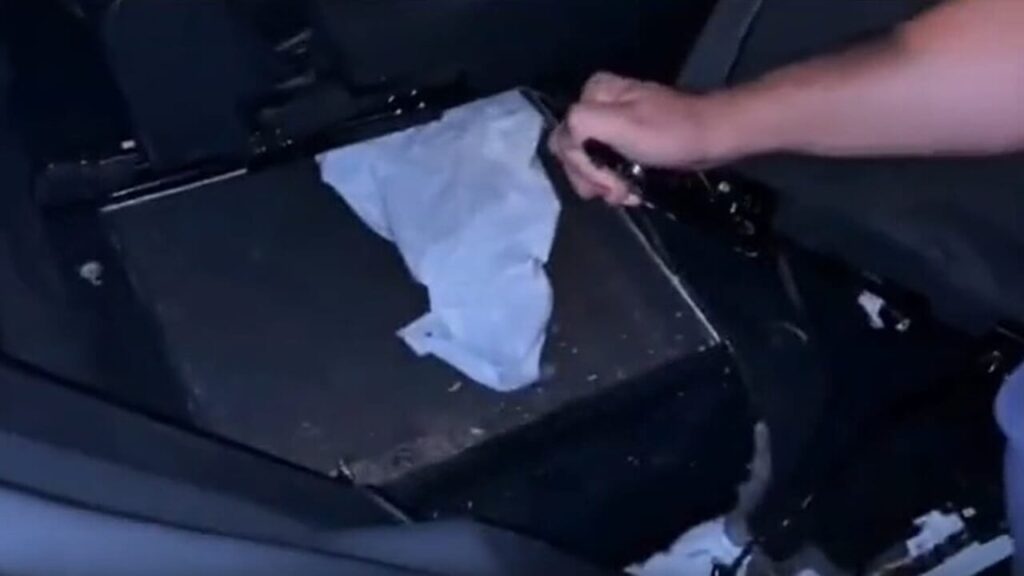 Un chilo cocaina Palombara caveau auto