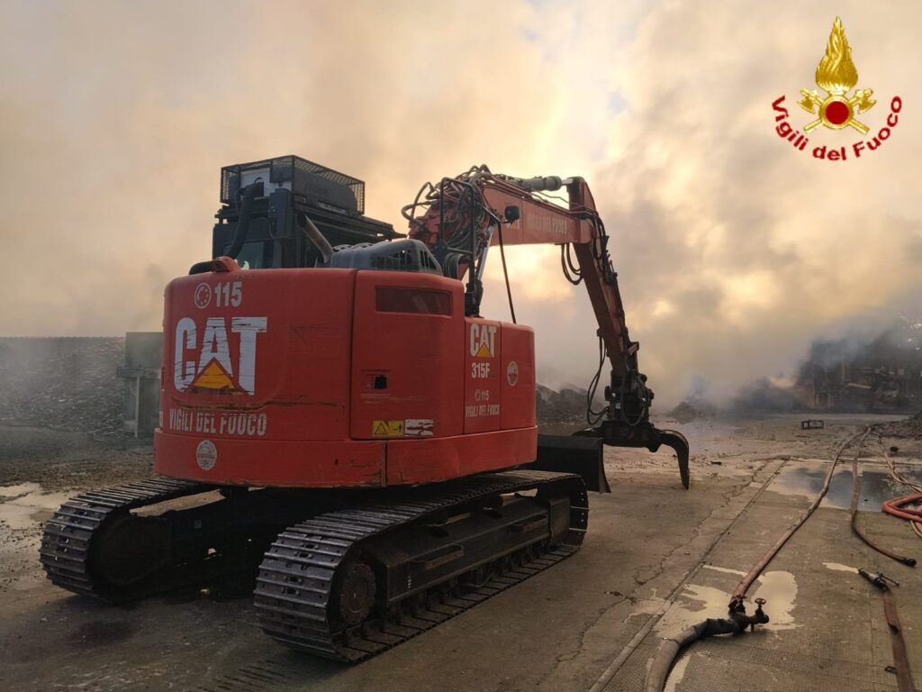 san giorgio a liri incendio remat