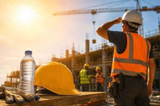 caldo operai al lavoro