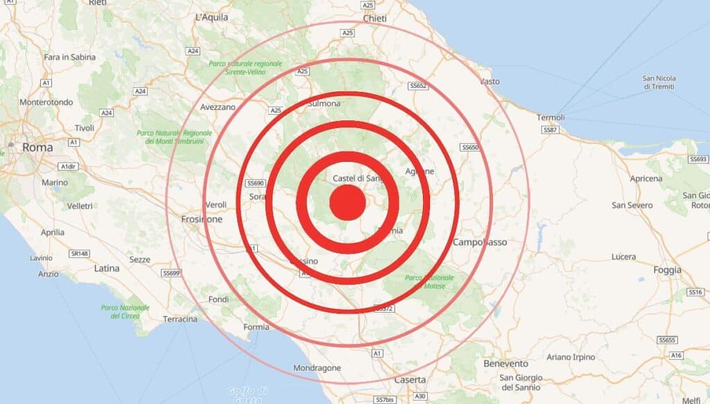 molise terremoto lazio campania abruzzo