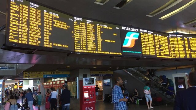 treni caos roma termini