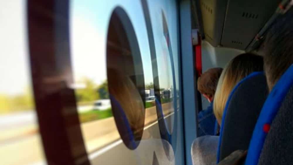 Cotral finestrino autobus