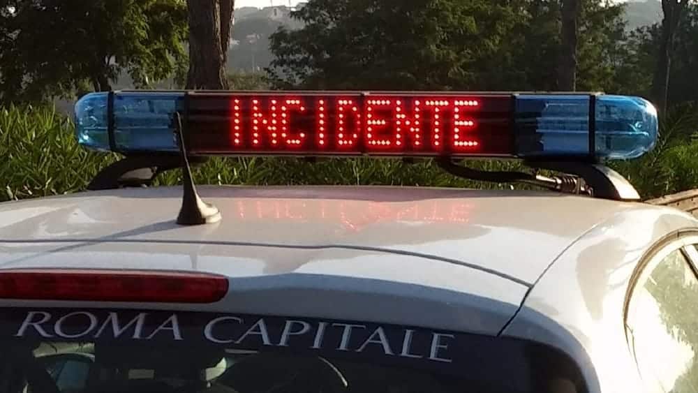 Incidente vigili estate roma