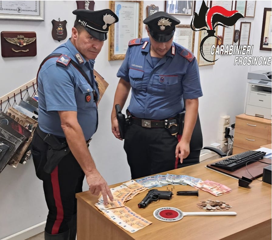 ceccano rapina conad carabinieri
