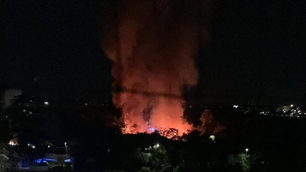 incendio roma