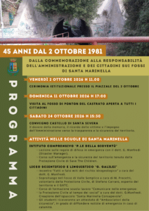 Santa Marinella e quell'alluvione del 2 ottobre '81: tra raccoglimento e responsabilità, tanti gli appuntamenti di commemorazione 1 Dalla commemorazione alla Responsabilita dei cittadini e dellAmministrazione sui Fossi di Santa Marinella 2