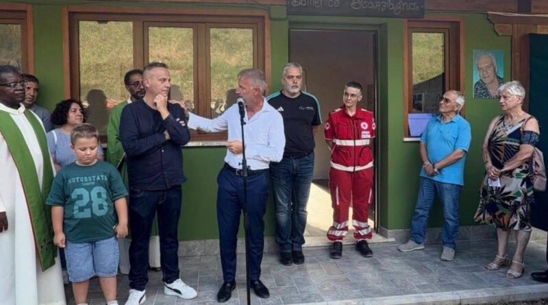 Un momento dell'inaugurazione della nuova Casa di Accoglienza di Fiuggi ciacciarelli